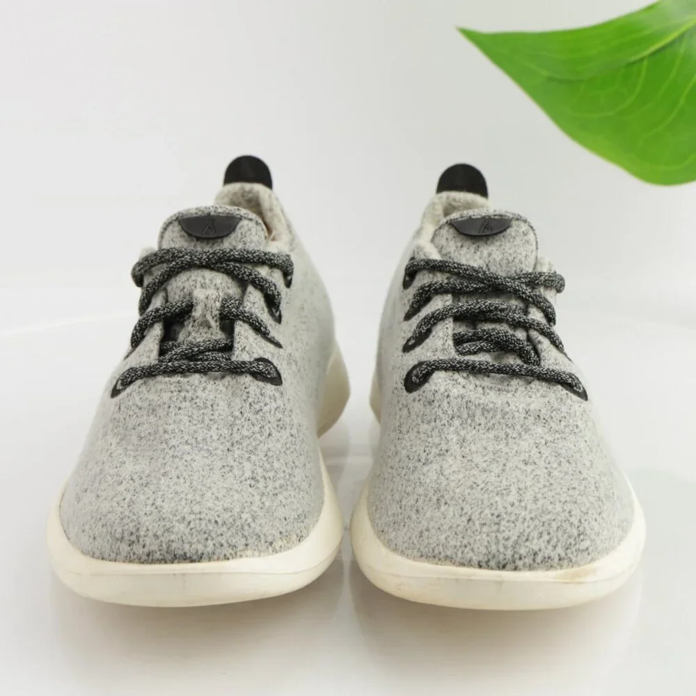 Allbirds Womens WR Wool Runner Shoes Size 9 Gray Merino Sneakers Trainer Low